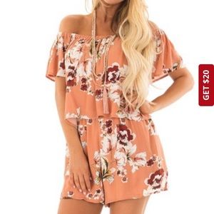 Off the Shoulder Romper